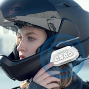 Djiypn Bluetooth 5.0 Motorbike Helmet Bluetooth Headset Full Helmet Half Helmet Long Range Wireless Headset,Plastic,White,198g
